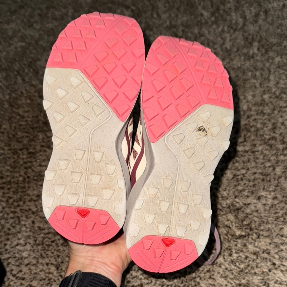 Salomon Kids Pink Athletic Shoes with Cushioned Sole and Mesh Upper - Picture 6 of 6